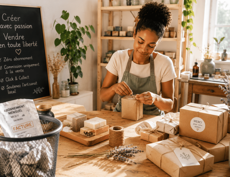 Vendre en ligne sans frais fixes : ce que les artisans gagnent vraiment en 2026